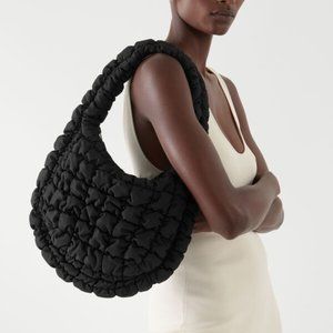 COS Quilted Mini Bag Black